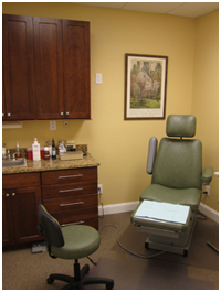 Tampa Bay Podiatry Clearwater Office Exam Room